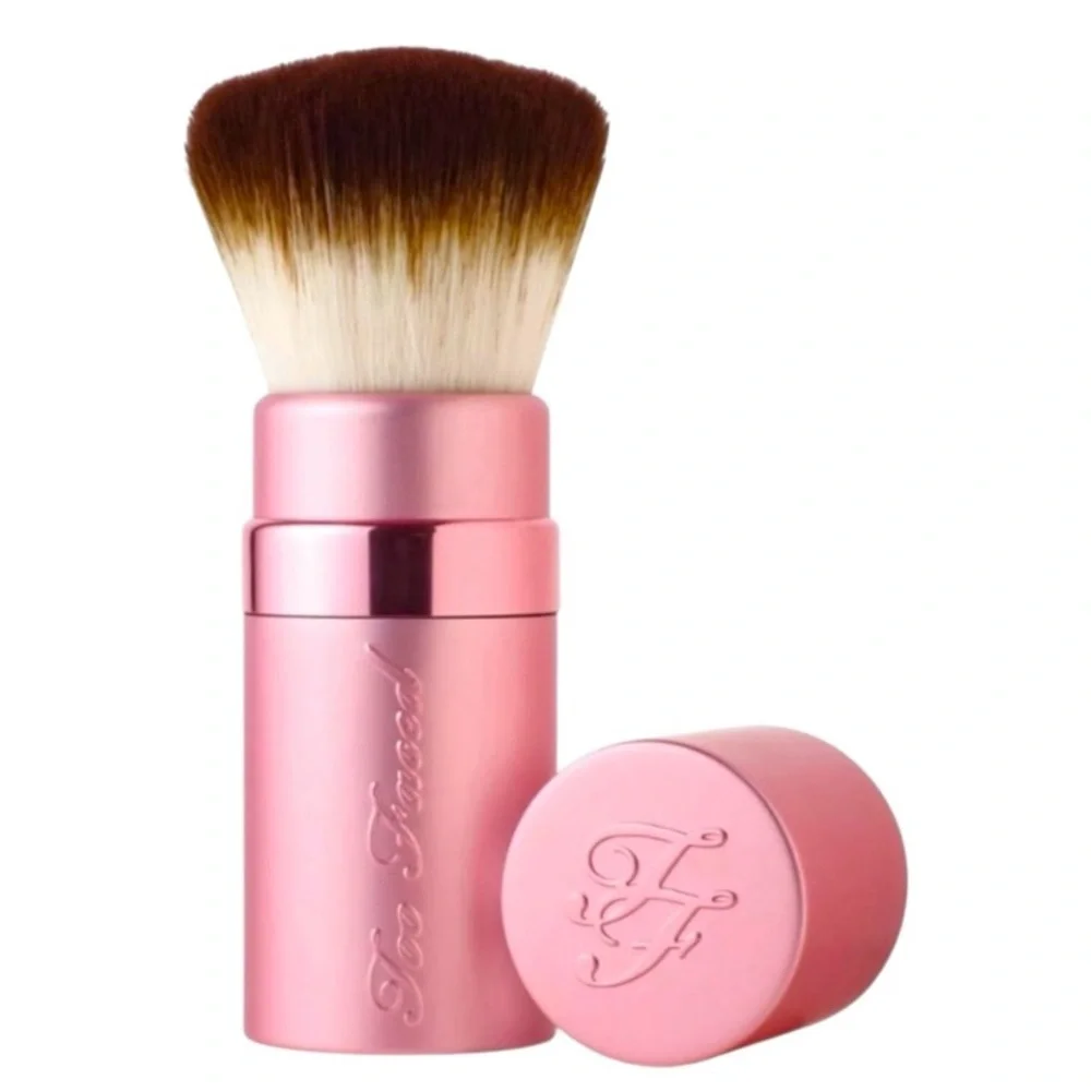 Too Faced Retractable 100% Teddy Bear Kabuki Brush NIB